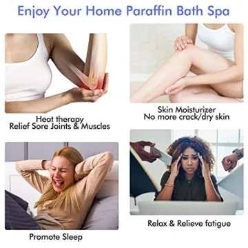 Ejiubas Paraffin Wax Machine Quick Heating Spa Kit