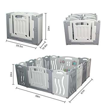 Baby Playpen Activity Centre Safety Play Yard for Kids