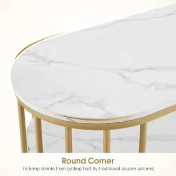 BarberPub Manicure Nail Table Marbling Texture Salon Nail Desk Home Spa Beauty Stylist Equipment 2400