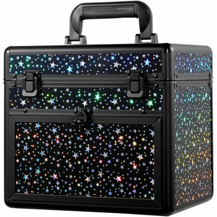 Nail Polish Travel Case with Drawer and Dividers