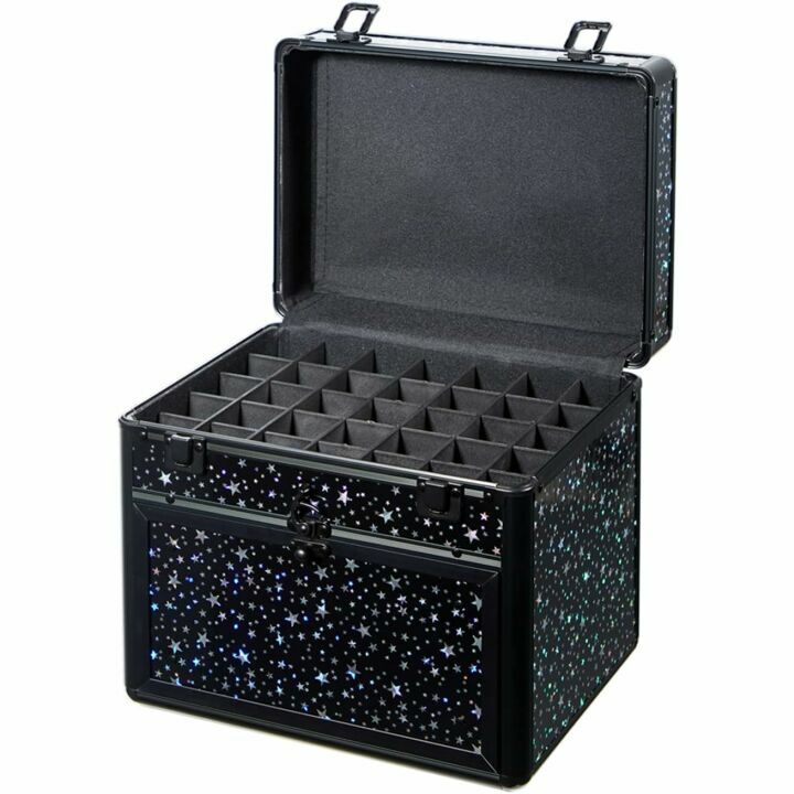 Nail Polish Travel Case with Drawer and Dividers