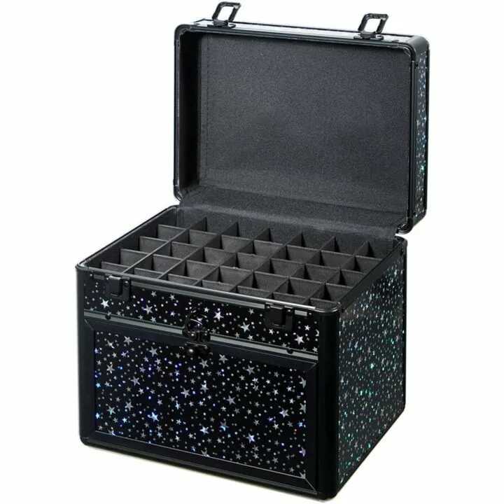 Nail Polish Travel Case with Drawer and Dividers