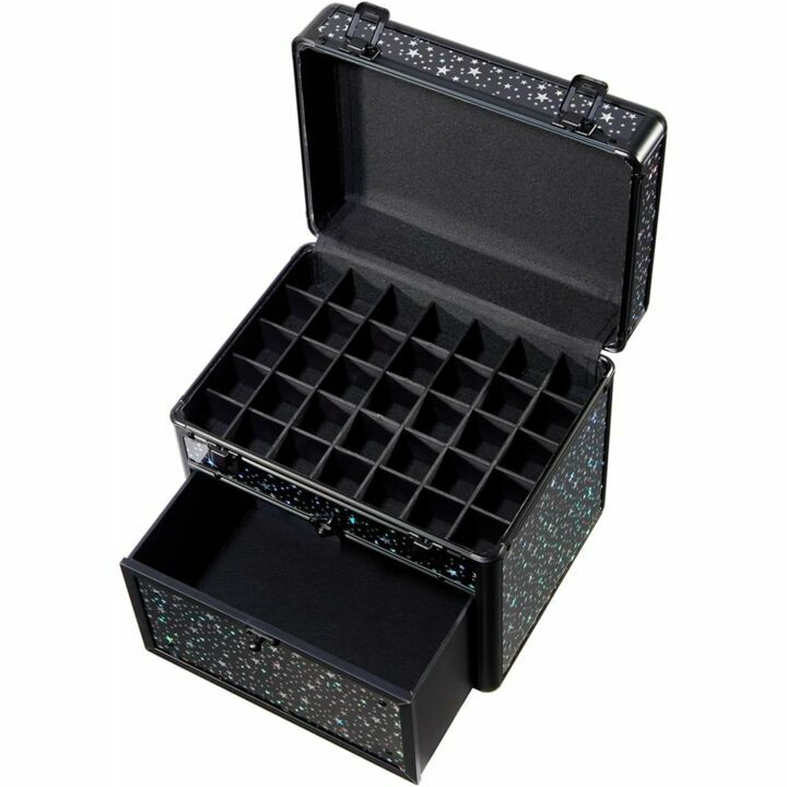 Nail Polish Travel Case with Drawer and Dividers