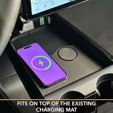 TWRAPS Dual Wireless Charging Pad for Ford Mustang Mach-E