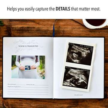 Dear Baby Pregnancy Prayer Journal (Gray, 110 Pages) - Christian Pregnancy Journal For Milestones - Pregnancy Memory Book - Gifts For Expecting Moms