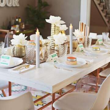 Eldnacele Flameless Flickering Taper Candles with Remote and Timer, Window Candles Warm Real Wax Unscented 9.5”2 Pack Ivory for Home Wedding Party Christmas Decoration