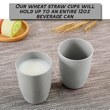 Eco-Friendly Wheat Straw Dinnerware Set Unbreakable Microwave Safe