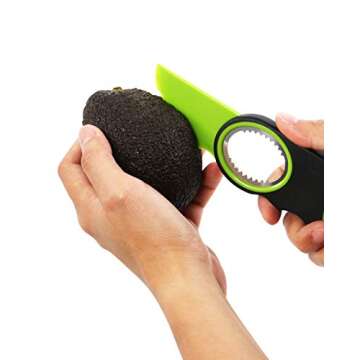 Aichoof 3 in 1 Avocado Slicer,Dishwasher Safe