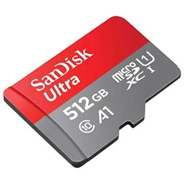 [Older Version] SanDisk 512GB Ultra microSDXC UHS-I Memory Card with Adapter - 120MB/s, C10, U1, Full HD, A1, Micro SD Card - SDSQUA4-512G-GN6MA
