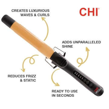 CHI Ceramic Curling Iron for Smooth Curls and Shine
