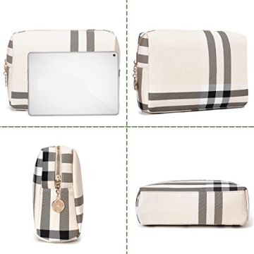 Jessyline Large Makeup Bag Stylish Travel Organizer for Women