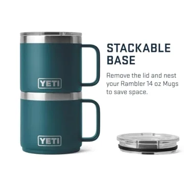 YETI 14 oz Stackable Mug - Insulated & Durable
