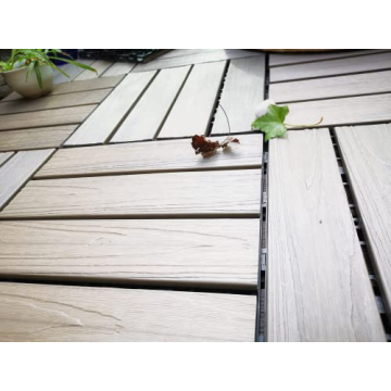 Buimpome Wood-Plastic Outdoor Flooring Tiles 3D Organic