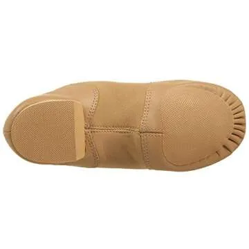 Capezio Women's E Series Jazz Slip-on Shoe in Caramel