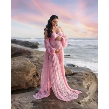 Saslax Lace Maternity Dress - Stunning Photoshoot Gown