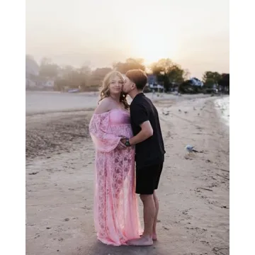 Saslax Lace Maternity Dress - Stunning Photoshoot Gown