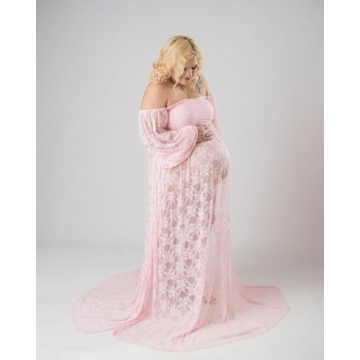 Saslax Lace Maternity Dress - Stunning Photoshoot Gown