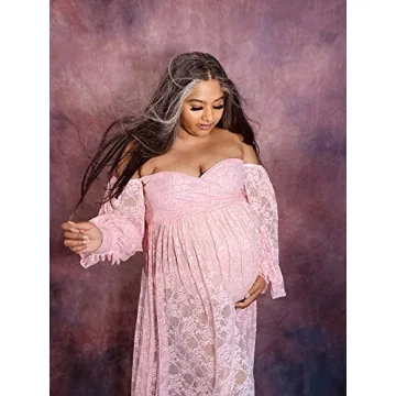 Saslax Lace Maternity Dress - Stunning Photoshoot Gown