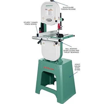 Grizzly G0555 14" 1 HP Bandsaw for Precision Cutting
