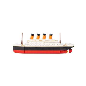 Brick Loot Titanic Building Blocks Large Set, Toy Ship Model Kit, Building Bricks Sets for Adults or Kids, 6 Year Old +, Home Decor, Quality Blocks Compatible with Lego & Major Brands, 390 Pieces