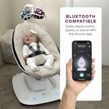 4moms MamaRoo Multi-Motion Baby Swing with Bluetooth Control