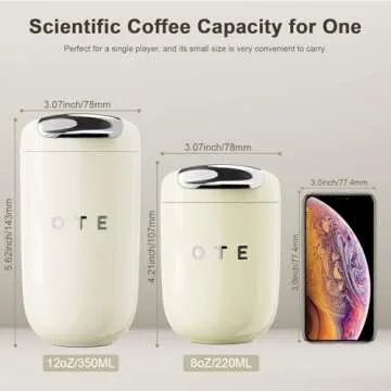 OTE Leakproof Coffee Travel Mug - Insulated & Stylish
