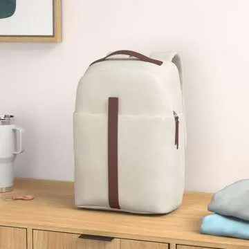 Samsonite Virtuosa Carry-On Travel Backpack with Padded Laptop Sleeve, Off White