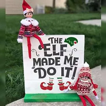 Silk Screen Stencil – DIY Adhesive Stencils Reusable - Merry Christmas Stencil - Mesh Transfers Stencils for Crafts, Wood Signs & More (Fun Christmas Stencils)