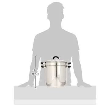 ExcelSteel 12 Qt Multifunction Stainless Steel Cooker