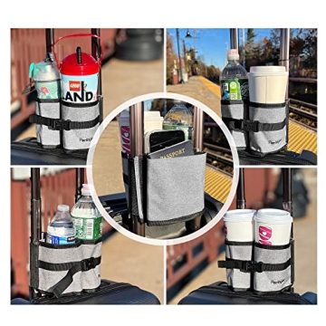 Perilogics Travel Cup Holder - Convenient Luggage Accessory