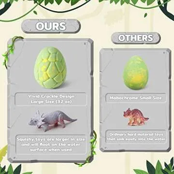 CalmNFiz Bath Bombs with Dinosaur Toys - Fun & Educational