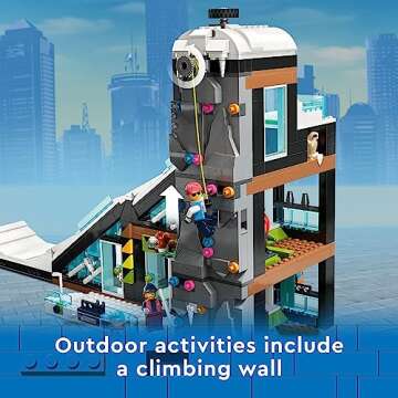 LEGO City Ski Center Building Toy for Imaginative Play