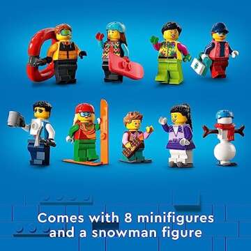LEGO City Ski Center Building Toy for Imaginative Play