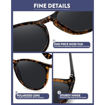 2024 Trendy Vintage Round Polarized Sunglasses - Women