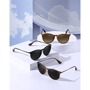 2024 Trendy Vintage Round Polarized Sunglasses - Women