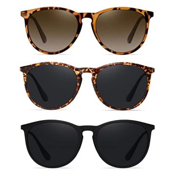 2024 Trendy Vintage Round Polarized Sunglasses - Women