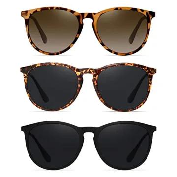 2024 Trendy Vintage Round Polarized Sunglasses - Women