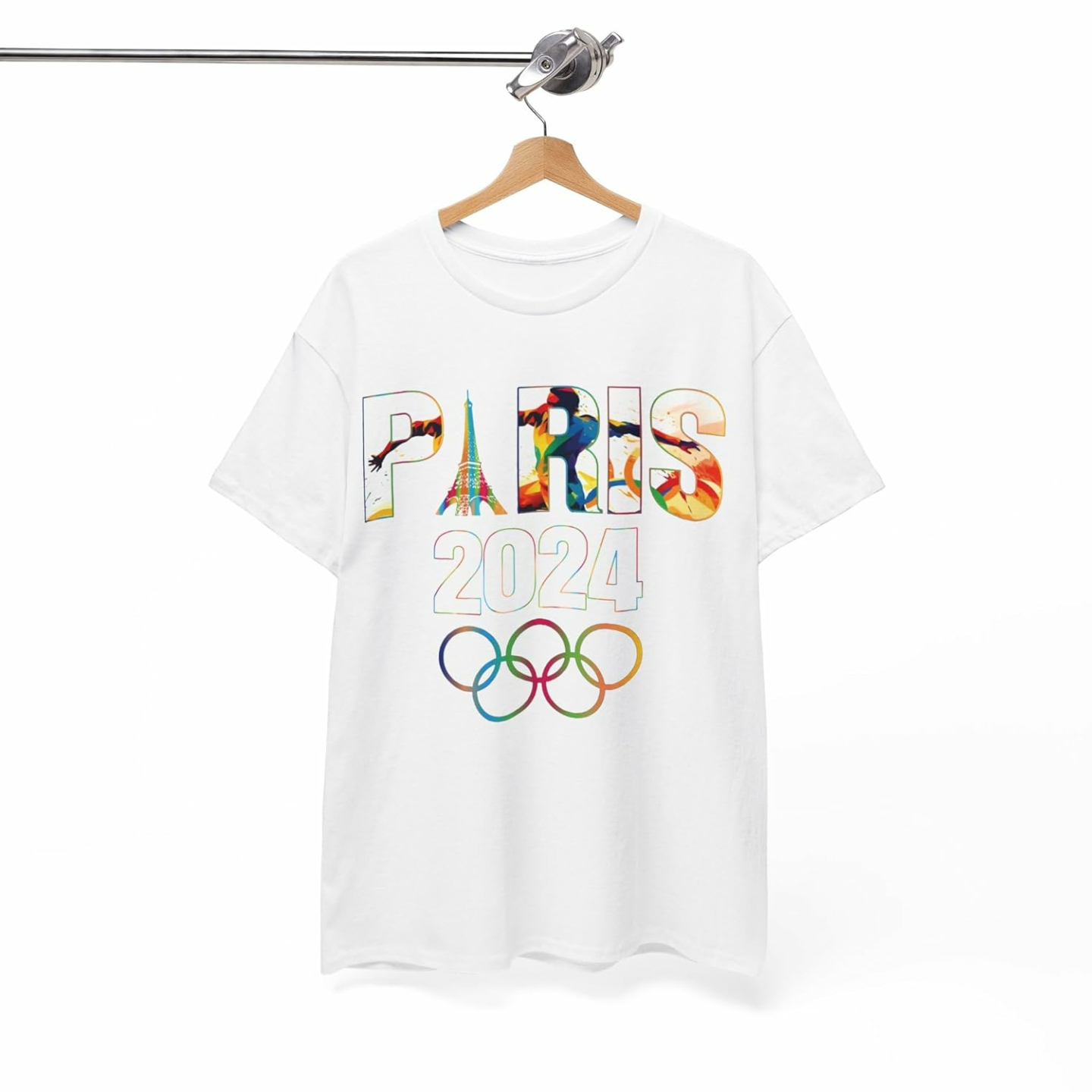 2024 Paris Olympics Unisex Heavy Cotton Tee