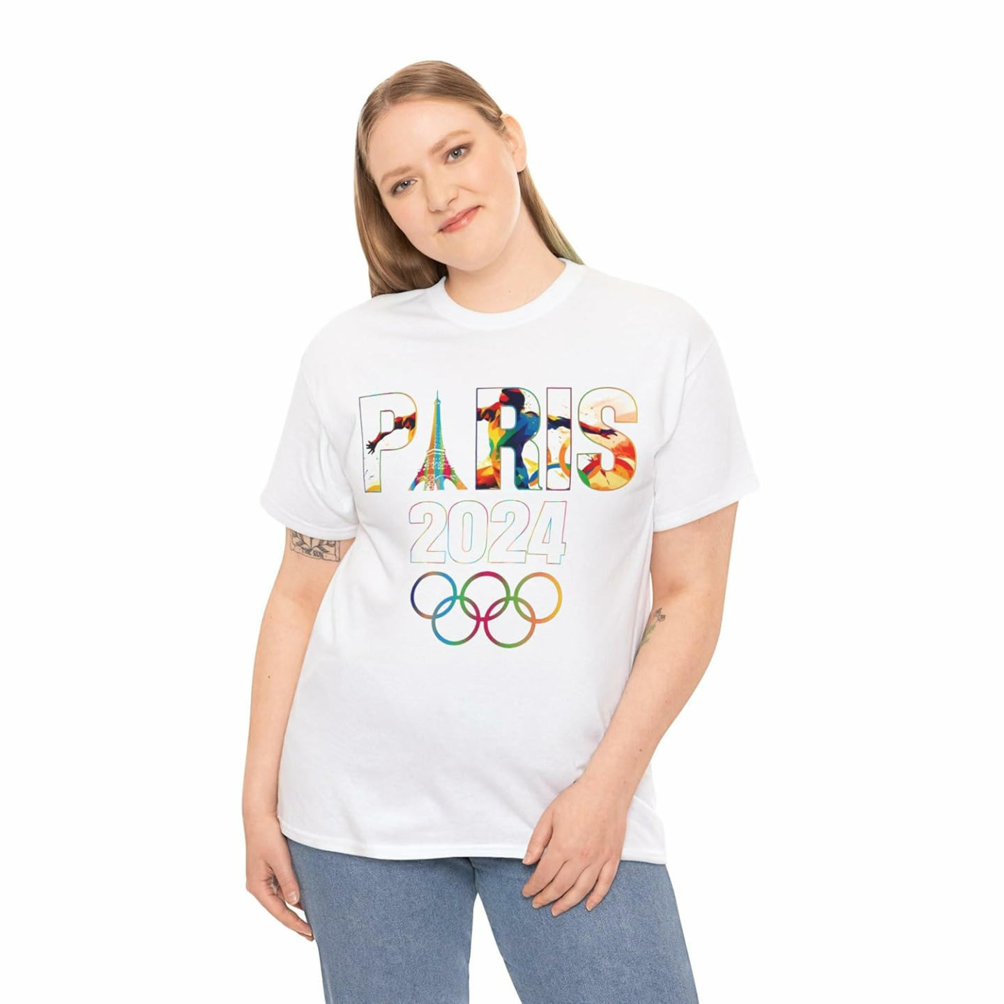 2024 Paris Olympics Unisex Heavy Cotton Tee