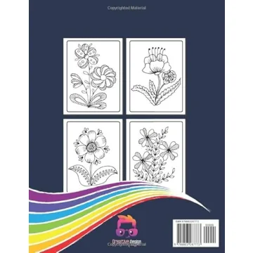 Flower Coloring Book for Kids Ages 6-12 with Fun Illustrations