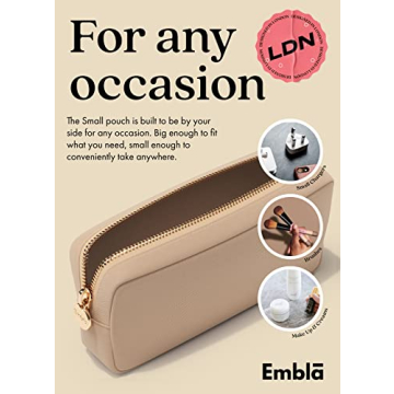 Embla Makeup Bag Travel Pouches for Women and Girls