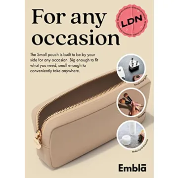 Embla Makeup Bag Travel Pouches for Women and Girls