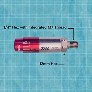 711L Flat End EDC Ratchet Wrench EDC Torque Driver Set I Adjustable Mini Torque Socket For Bike Drone RC Electronics I Accessaries for Multitools