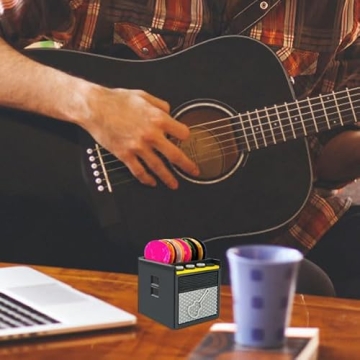 Guitar Picks Holder Storage Case for Musicians and Gifts