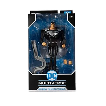 McFarlane Superman Black Suit Variant 7" Figure