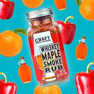 Craft Spice Blends Grilling Seasoning & Rub 4-Pack Gift Set, Ultimate Grilling Gift - Smoking, BBQ, Grilling and More, Cooking Gifts for Christmas, All Natural, Crafted in the USA