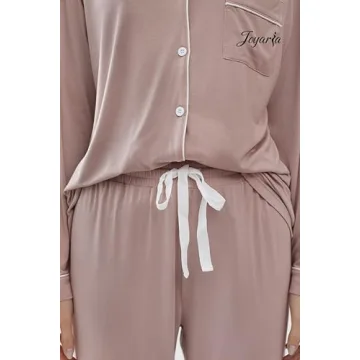 Joyaria Women's Bamboo Pajamas Set for Comfortable Sleep
