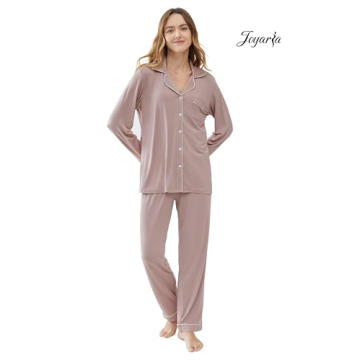 Joyaria Women's Bamboo Pajamas Set for Comfortable Sleep