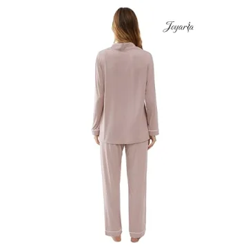 Joyaria Women's Bamboo Pajamas Set for Comfortable Sleep