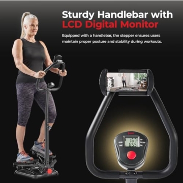 Smart Twist Stair Stepper with SunnyFit App – SF-S020027SMART